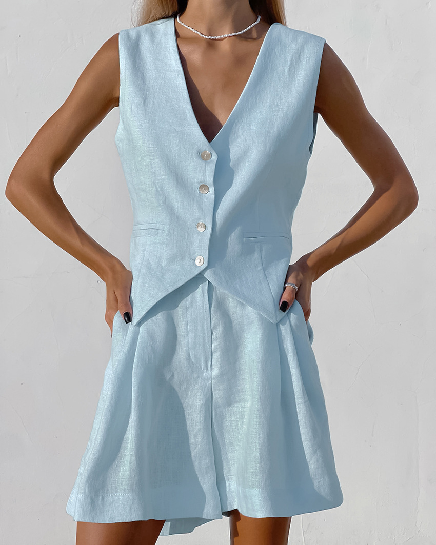 Home Textiles Store - 2025 New Suit Vest + Shorts