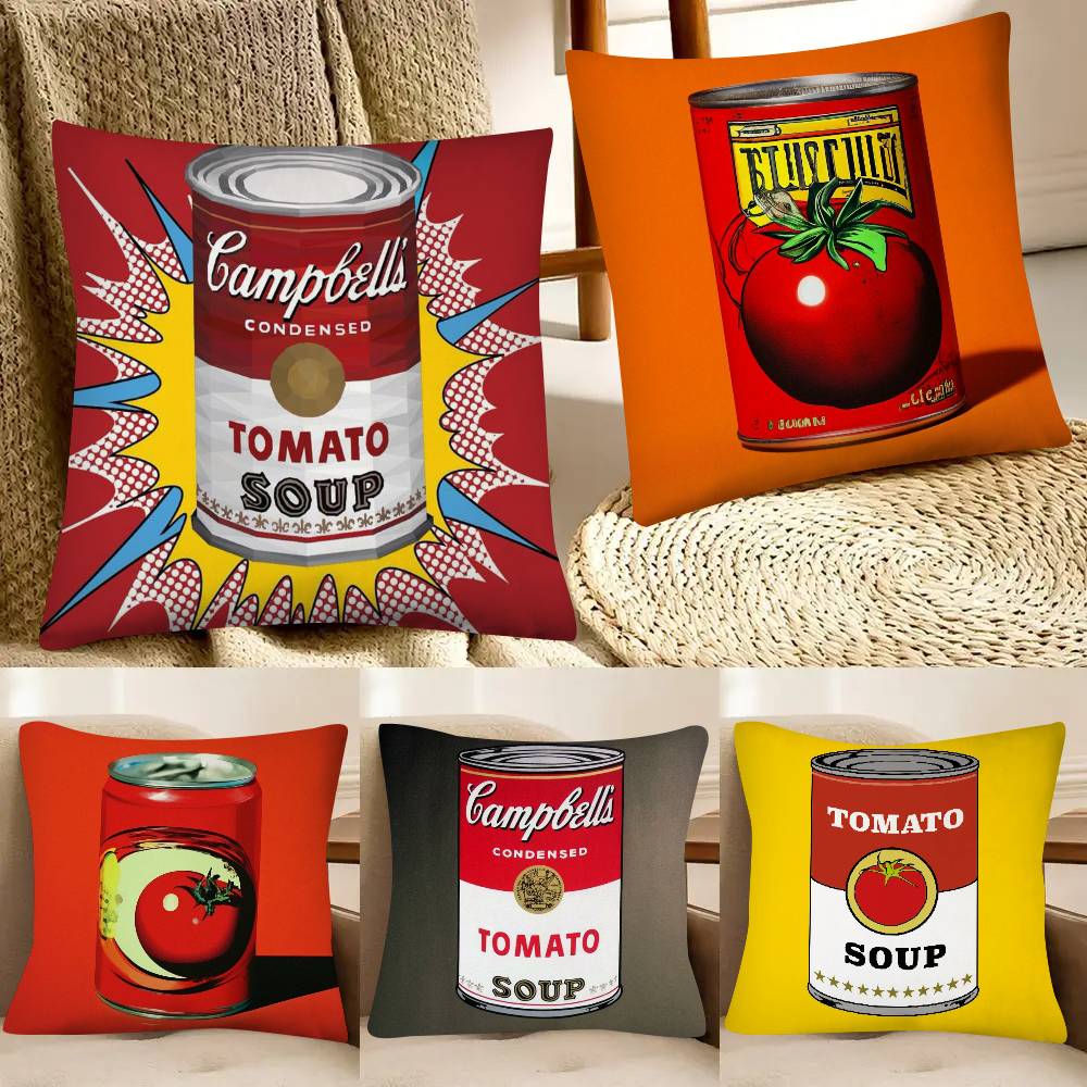 Home Art Textiles - 1pc Andy Warhol Pop Art Tomato