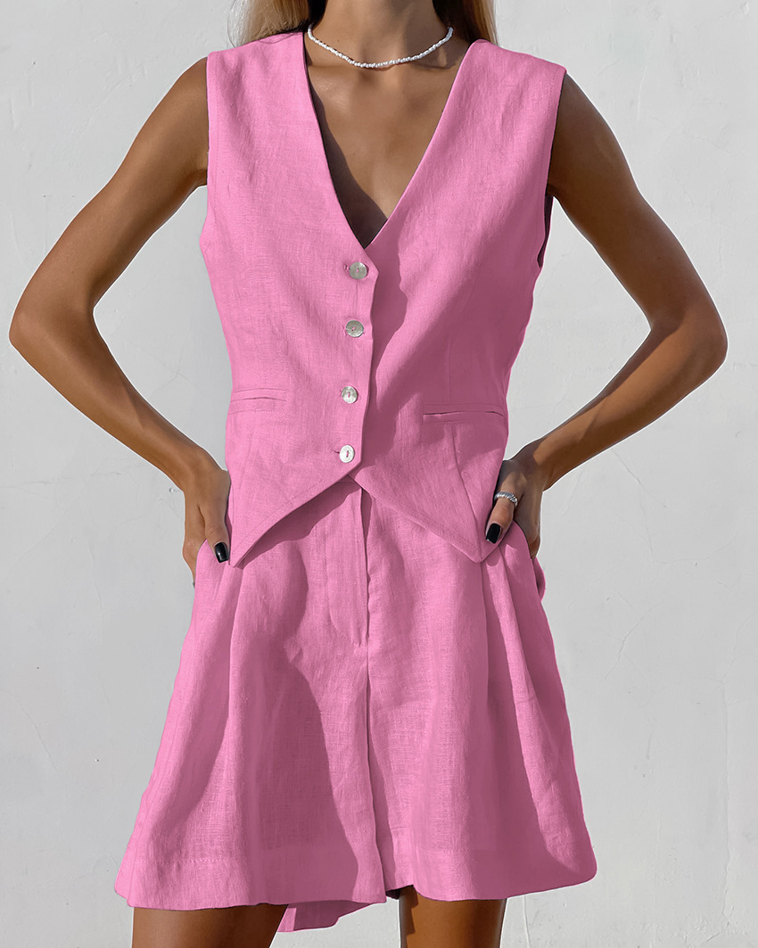 2025 New Suit Vest + Shorts Se - Home Textiles Store ulasan dan harga
