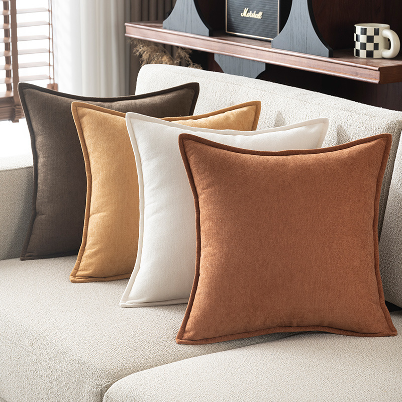 Retro Soft Chenille Throw Pill - Pillow Cover 20X20 ulasan dan harga