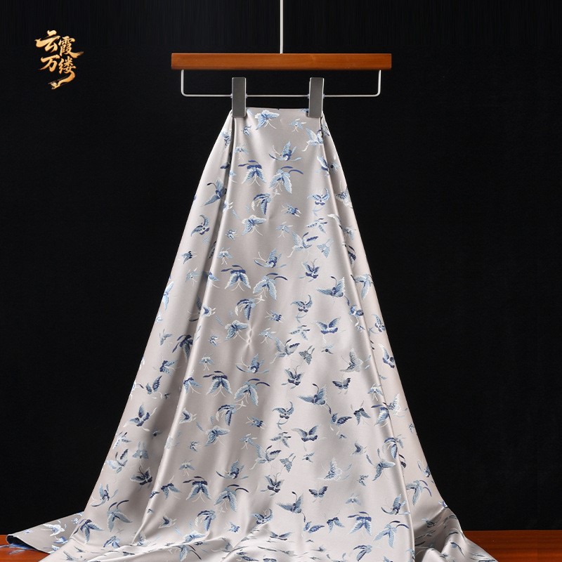 Relief embroidery fabric soft  - Home Textiles Design ulasan dan harga