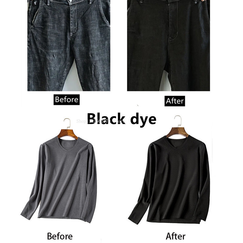 50g Black Fabric Dye Clothing  - Home Textiles Store ulasan dan harga