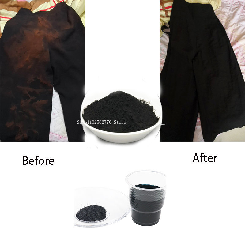 50g Black Fabric Dye Clothing  - Home Textiles Store ulasan dan harga