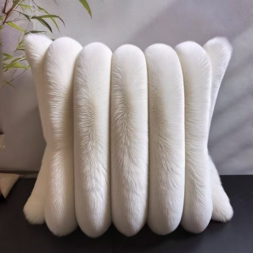 Thickened Striped Decorative T - Pillow Cover 20X20 ulasan dan harga