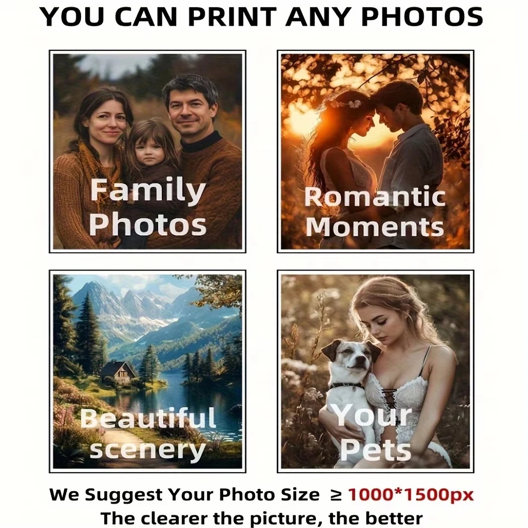 Personalized Photo Canvas, Cus - Home Textiles Store ulasan dan harga