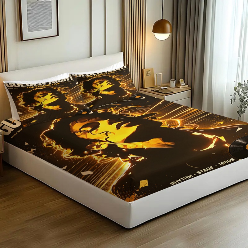 Pop Icon Michael Jackson Fitte - Fitted Sheet Deep ulasan dan harga