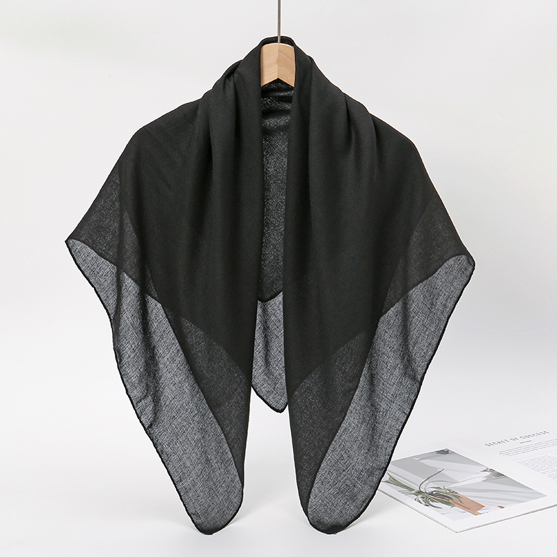 Solid Color Cotton Linen 90 Sq - Home Textiles Store ulasan dan harga