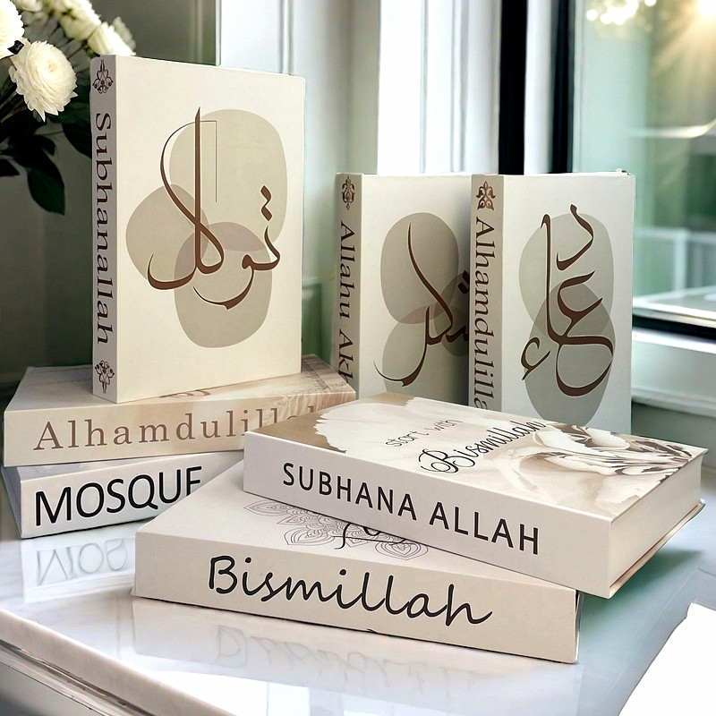 Islamic Luxury Fake Books Deco - Home Quran ulasan dan harga