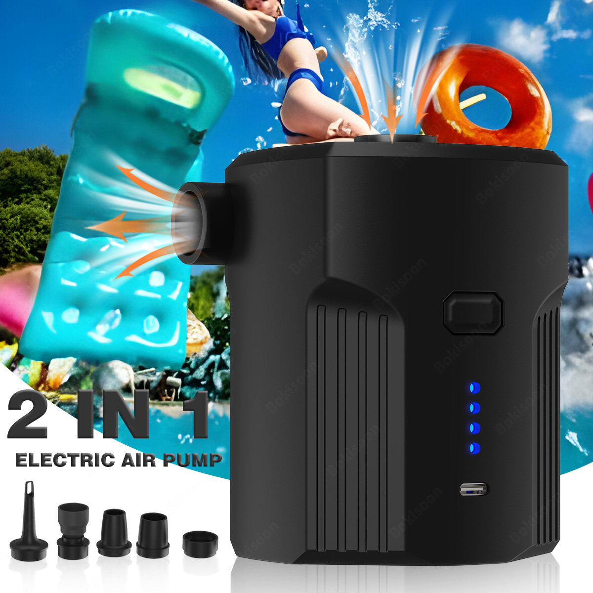 Portable Electric Air Pump for - Fitted Sheet Deep ulasan dan harga