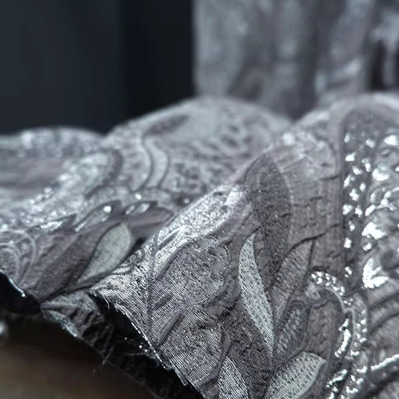 Gray Court Style Shiny Jacquar - Home Textiles Design ulasan dan harga