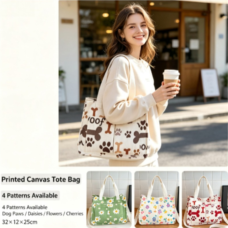 Fashion Corduroy Eco Bag, Larg - Home Textiles Store ulasan dan harga