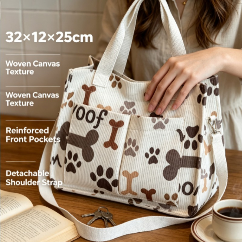 Fashion Corduroy Eco Bag, Larg - Home Textiles Store ulasan dan harga