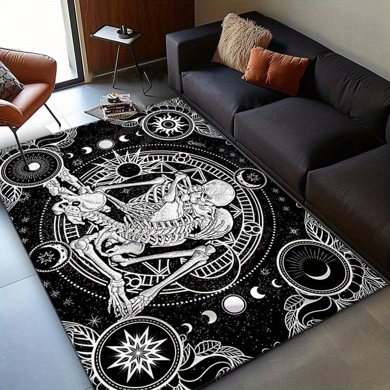 Elegant Skeleton Dance Rug - G - Home Textiles Design ulasan dan harga