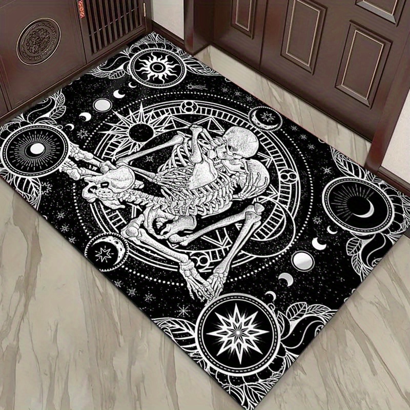 Elegant Skeleton Dance Rug - G - Home Textiles Design ulasan dan harga