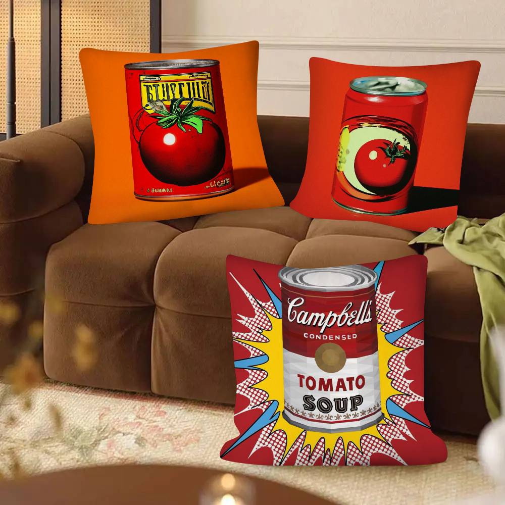 1pc Andy Warhol Pop Art Tomato - Home Art Textiles ulasan dan harga