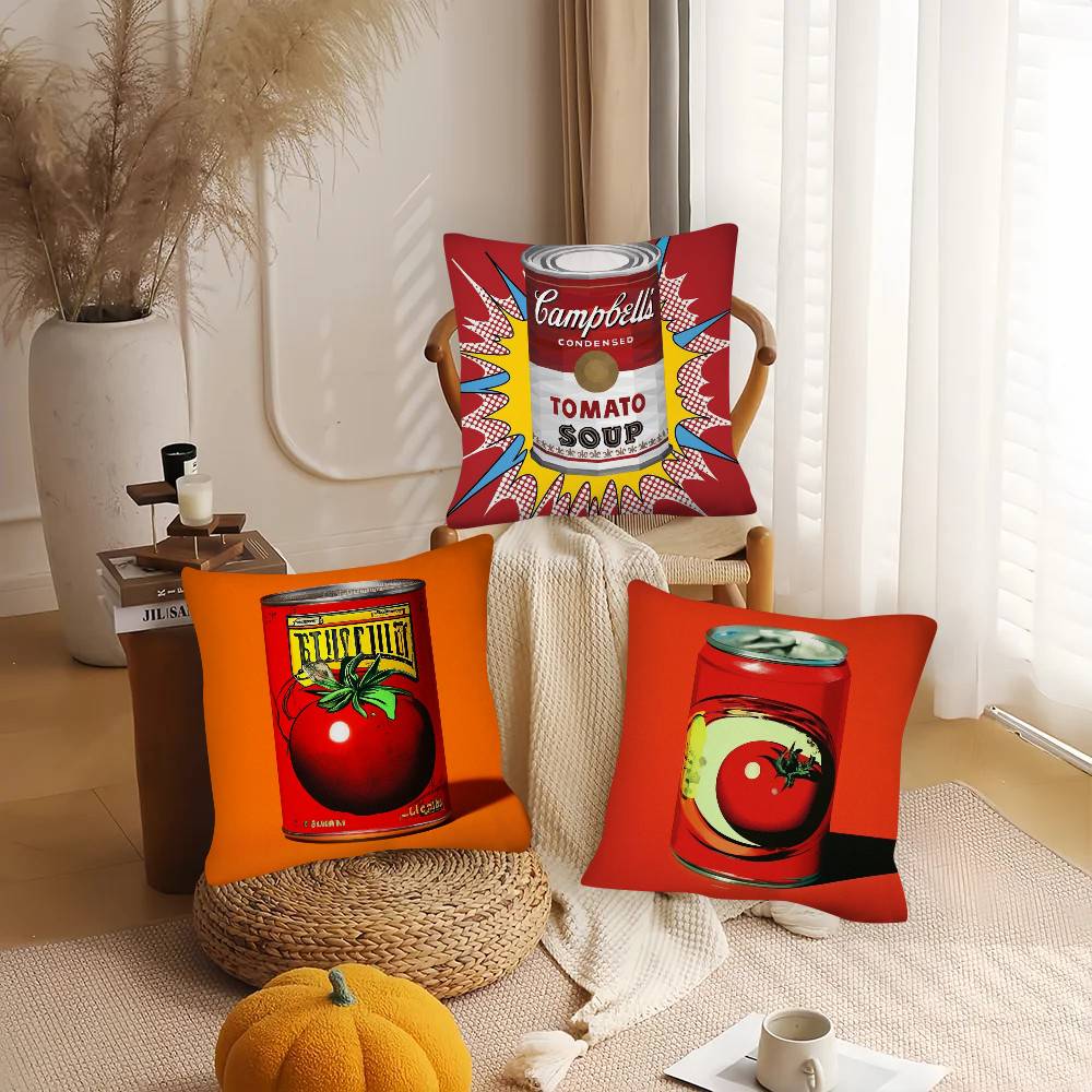 1pc Andy Warhol Pop Art Tomato - Home Art Textiles ulasan dan harga