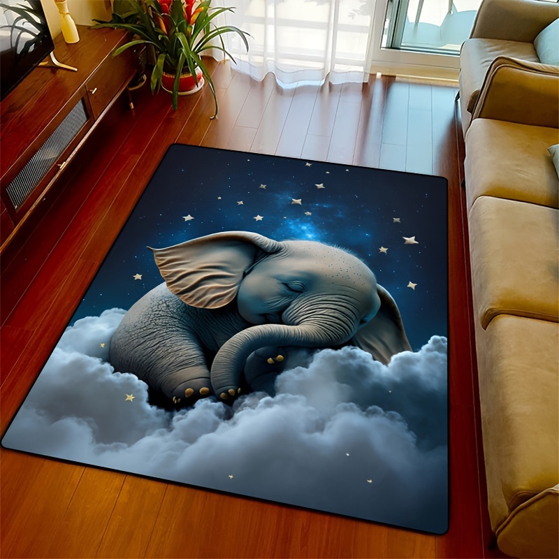 Dreamy Elephant Rug for Nurser - Home Textiles Design ulasan dan harga